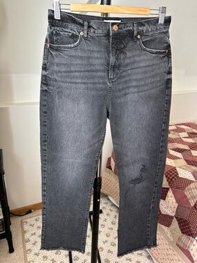 Loft Straight Crop Jeans 27 4